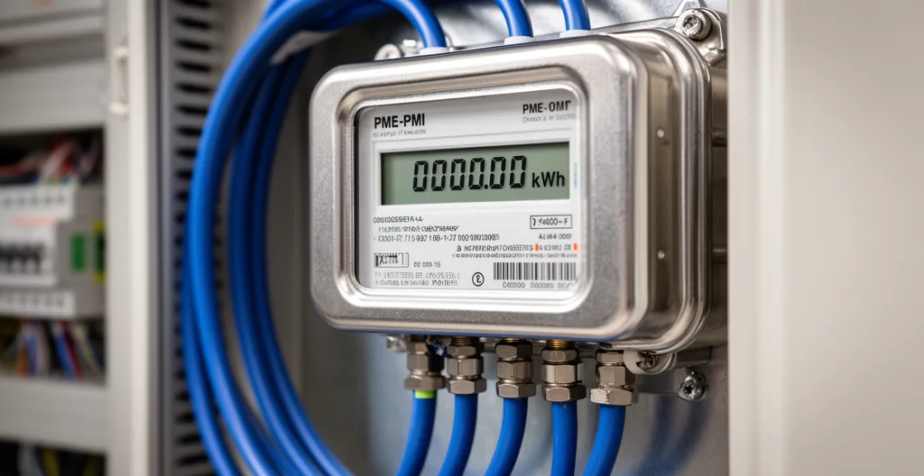 Compteur électrique PME-PMI avec affichage digital de puissance